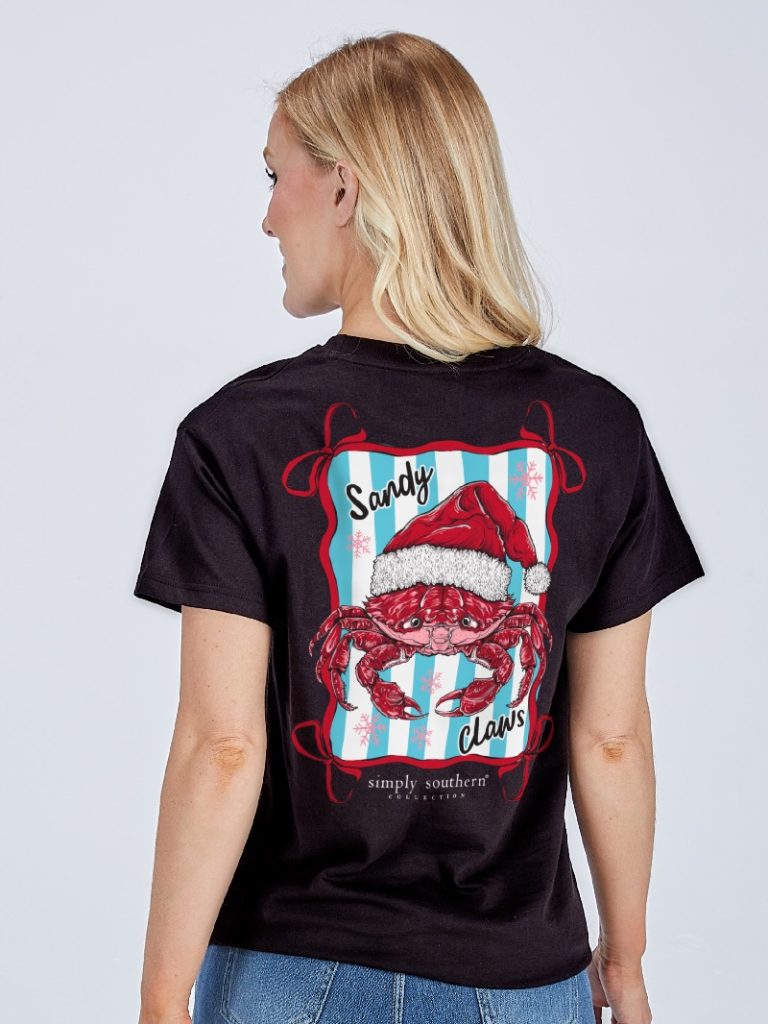 Simply Southern Sandy Claws Holiday T-Shirt
