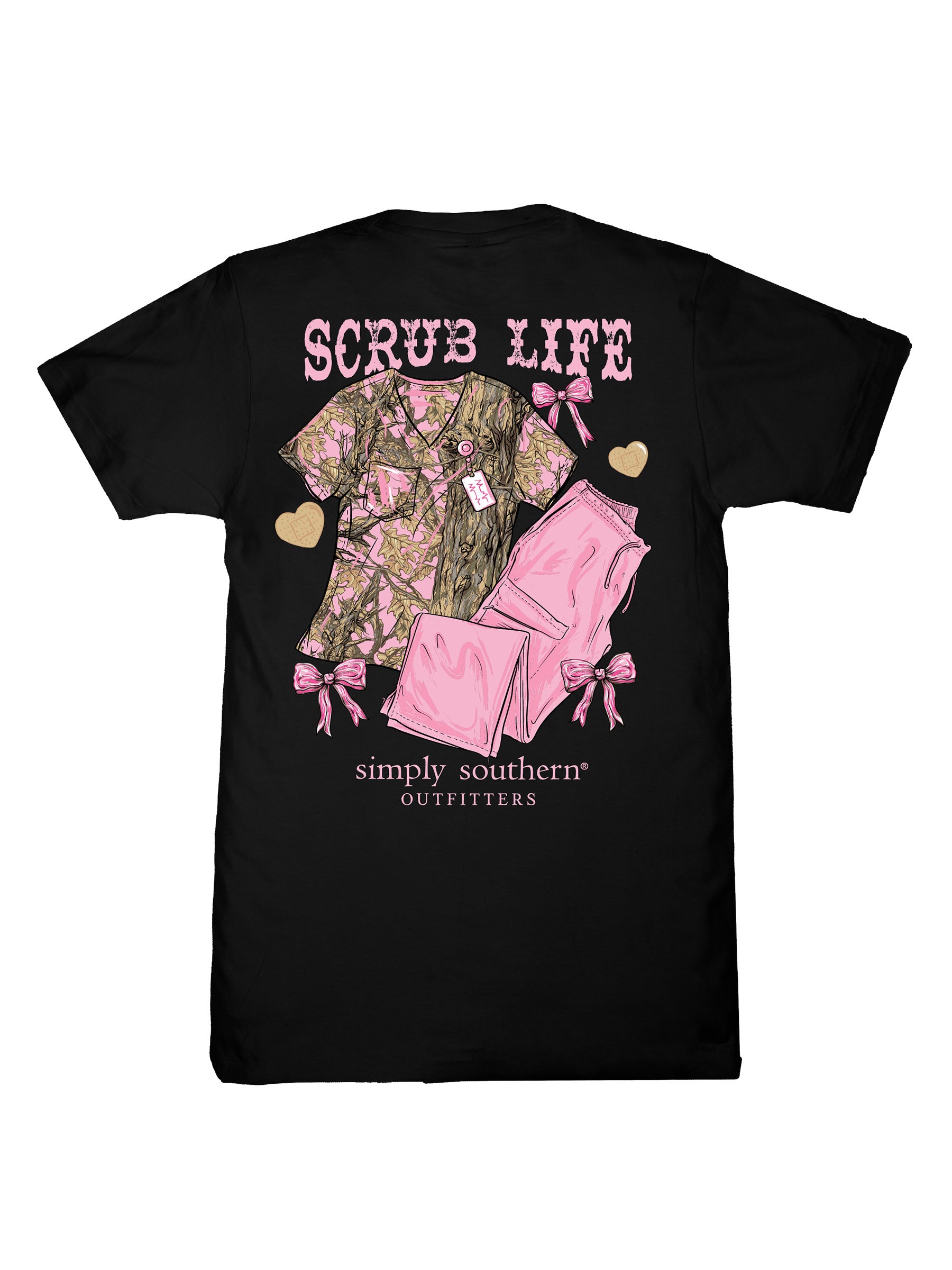 Simply Southern Camo Scrub Life T-Shirt - SimplyCuteTees