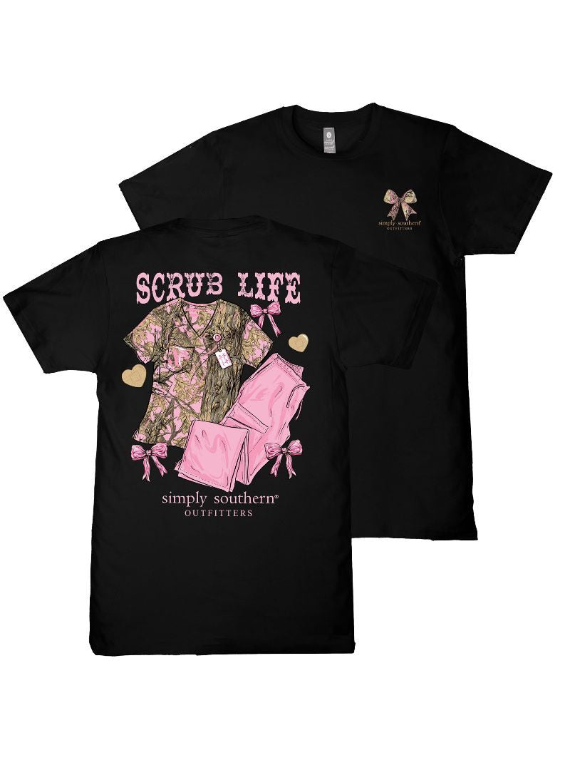 Simply Southern Camo Scrub Life T-Shirt - SimplyCuteTees