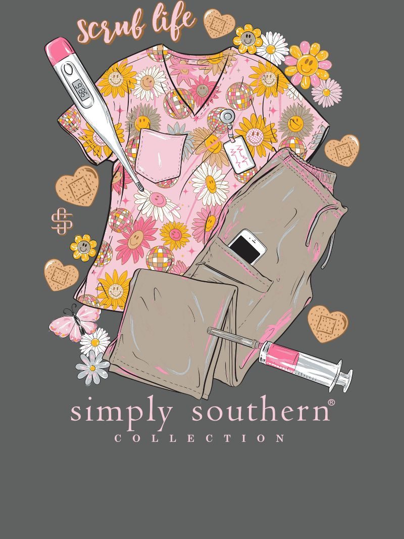 Simply Southern Scrub Life Nurse T-Shirt