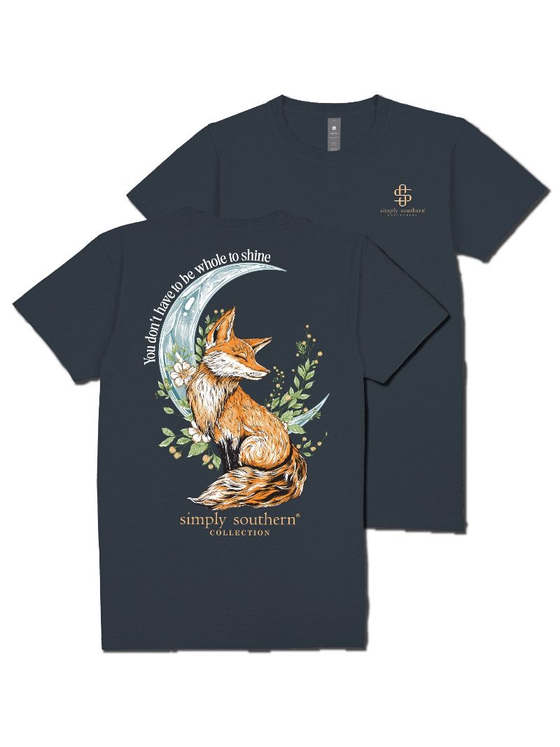 Simply Southern Shine Moon Fox T-Shirt