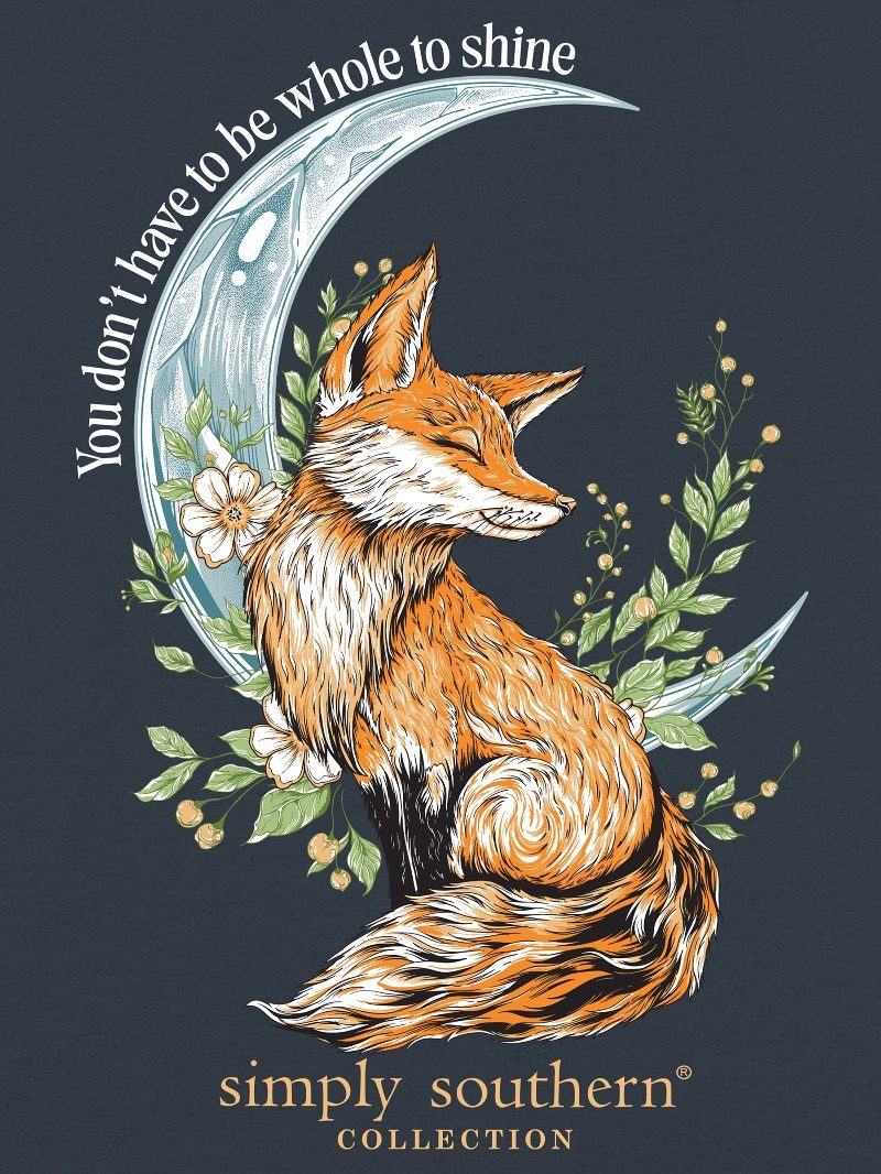Simply Southern Shine Moon Fox T-Shirt