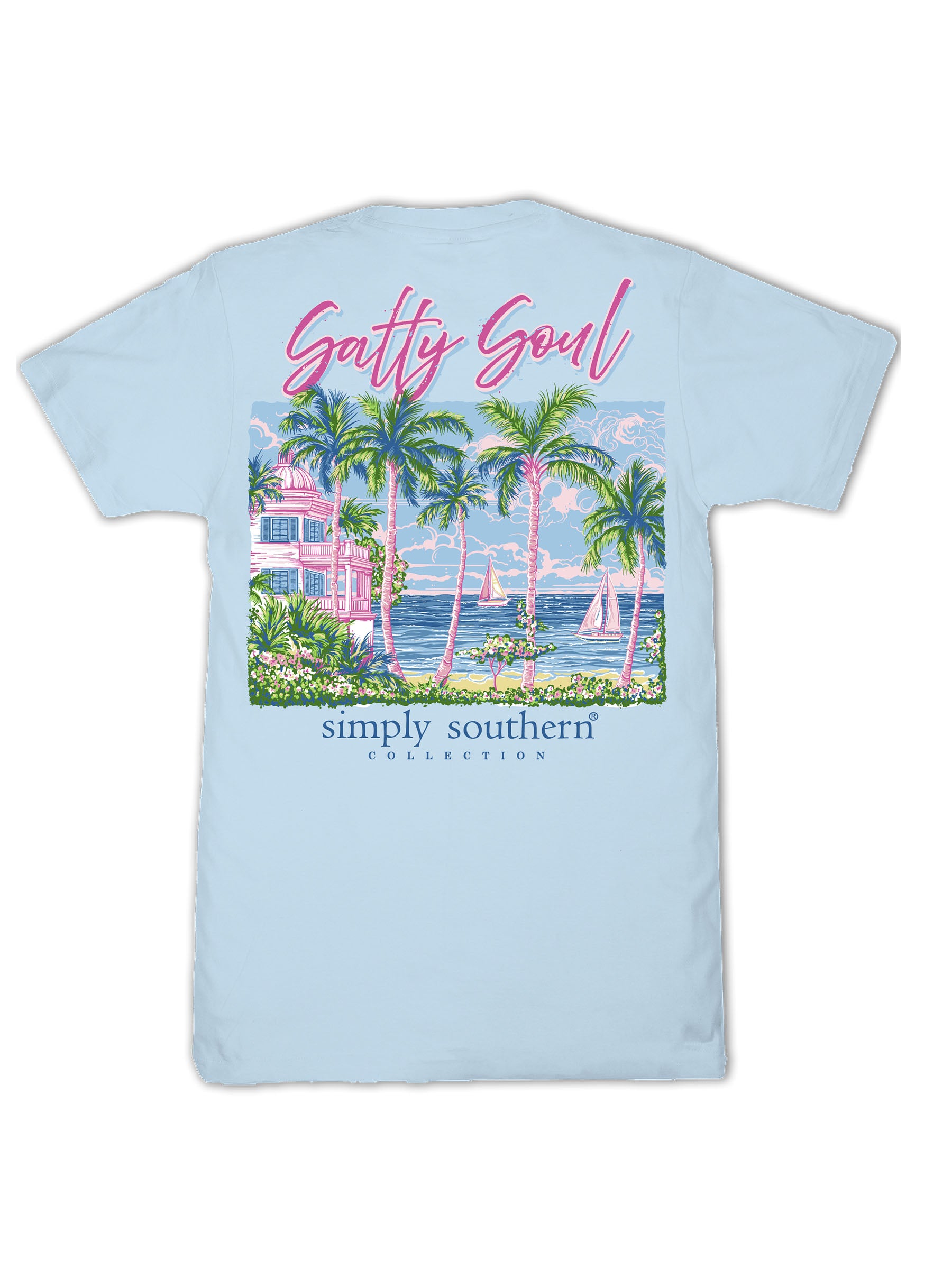 Simply Southern Salty Soul Ice T-Shirt - SimplyCuteTees