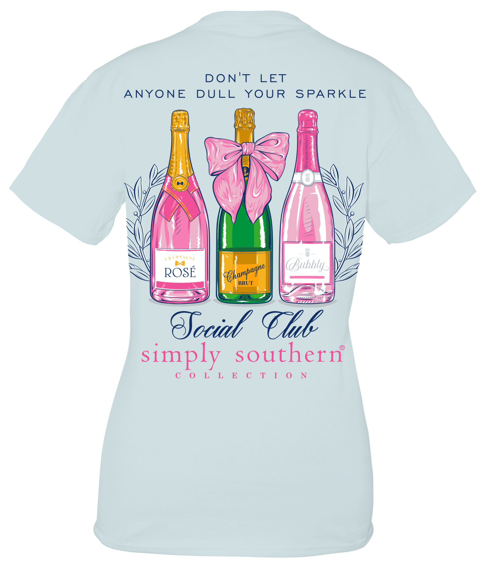 Simply Southern Dull Your Sparkle Social Club T-Shirt - SimplyCuteTees