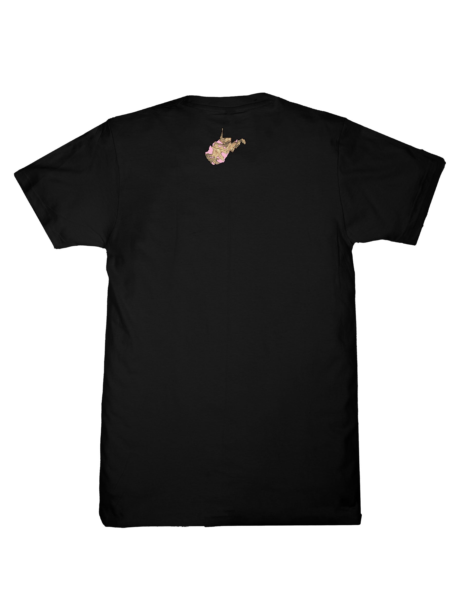 Simply Southern West Virginia Camo Bow Black T-Shirt