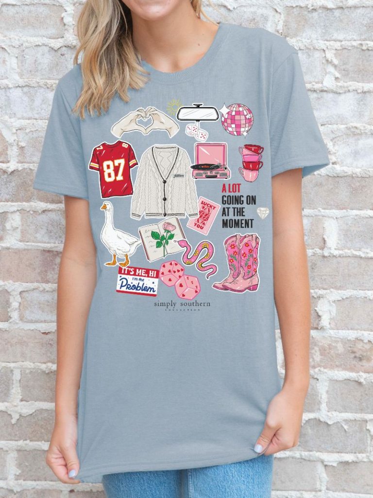 Simply Southern Preppy Stickers T-Shirt