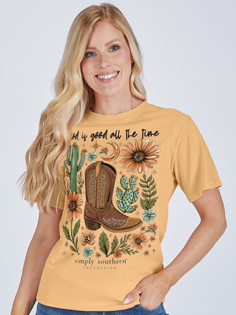 Simply Southern God Is Good Time T-Shirt