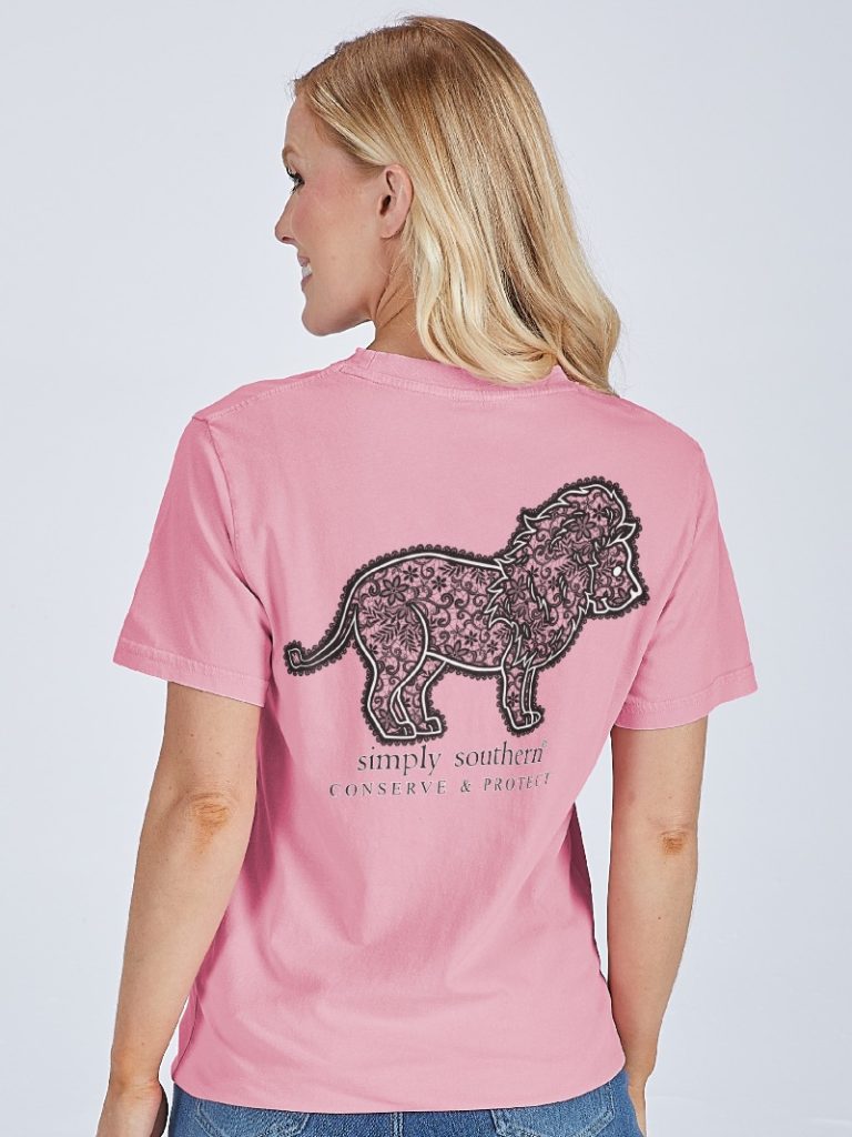 Simply Southern Lion Tracker Lace T-Shirt