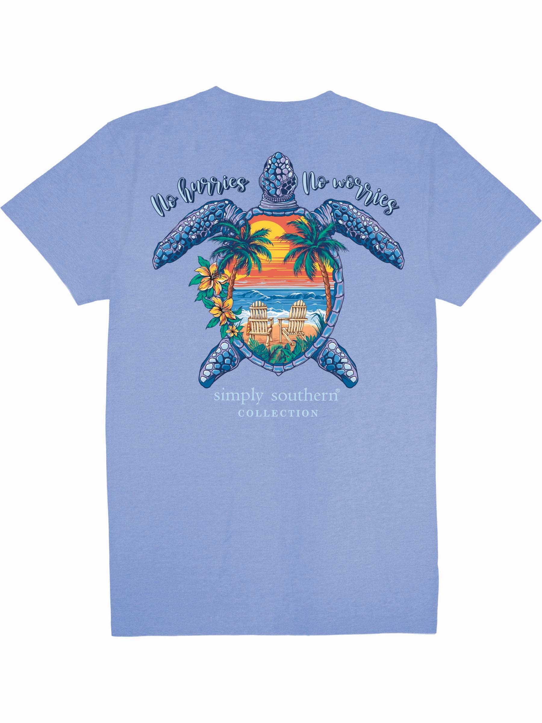 Simply Southern Turtle Tracker Beach Wave T-Shirt - SimplyCuteTees