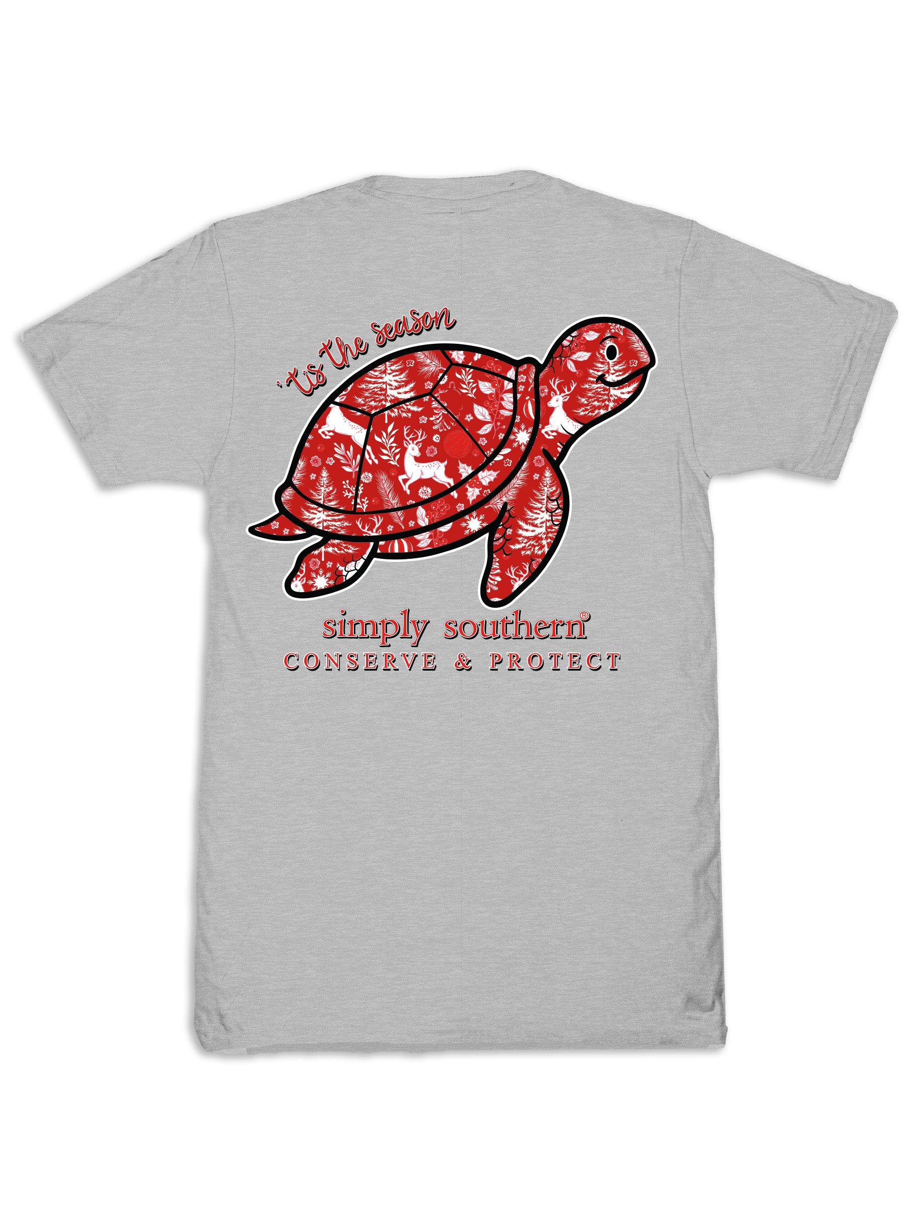 Simply Southern Turtle Tracker Season Holiday T-Shirt