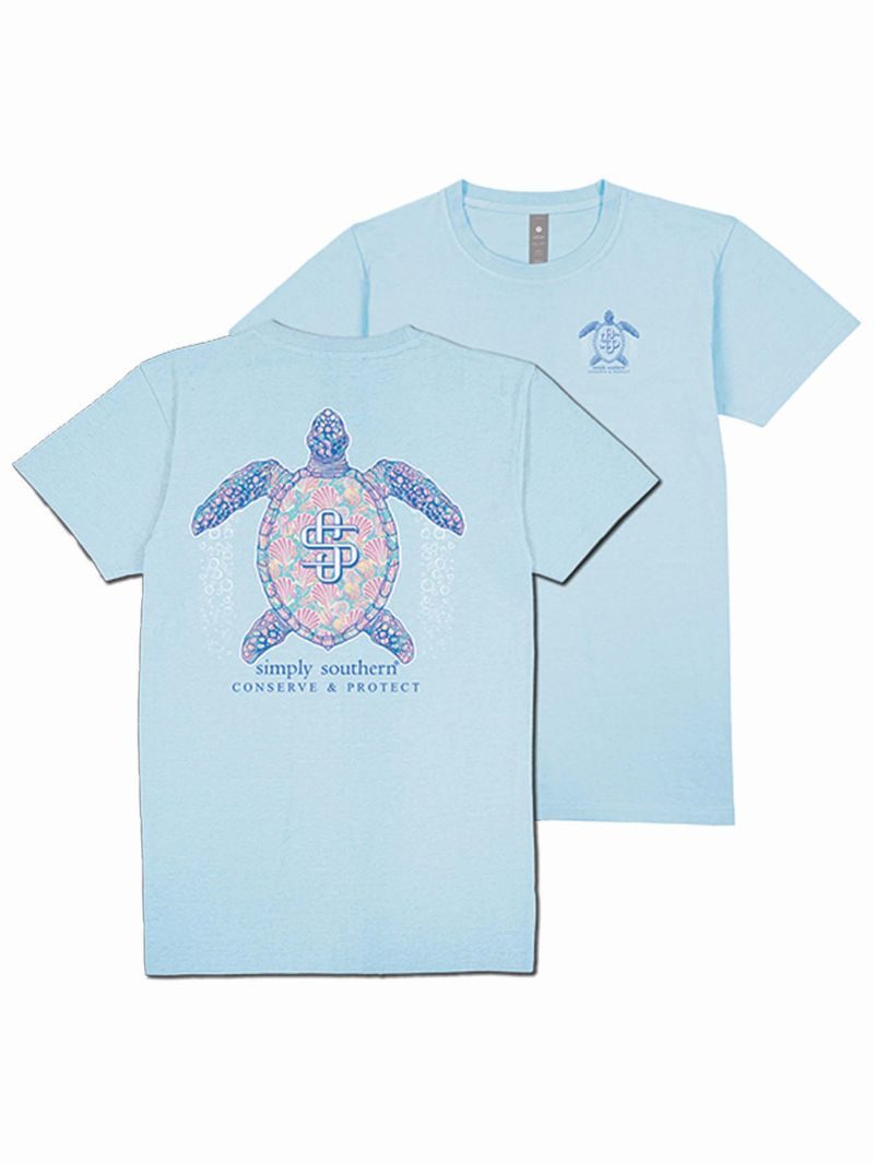 Simply Southern Turtle Tracker Shell Ice T-Shirt