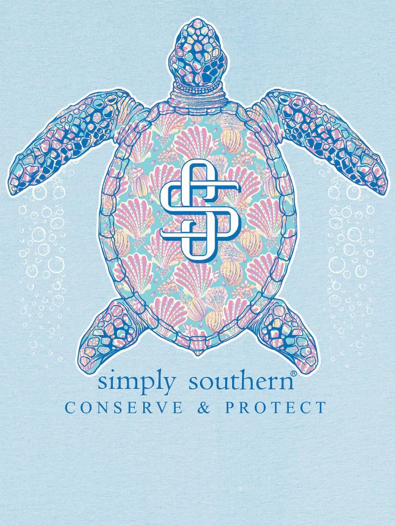 Simply Southern Turtle Tracker Shell Ice T-Shirt