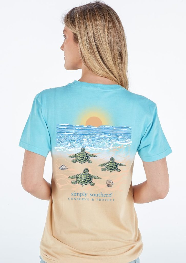 Simply Southern Turtle Tracker Hatch Splash Tie Dye T-Shirt - SimplyCuteTees