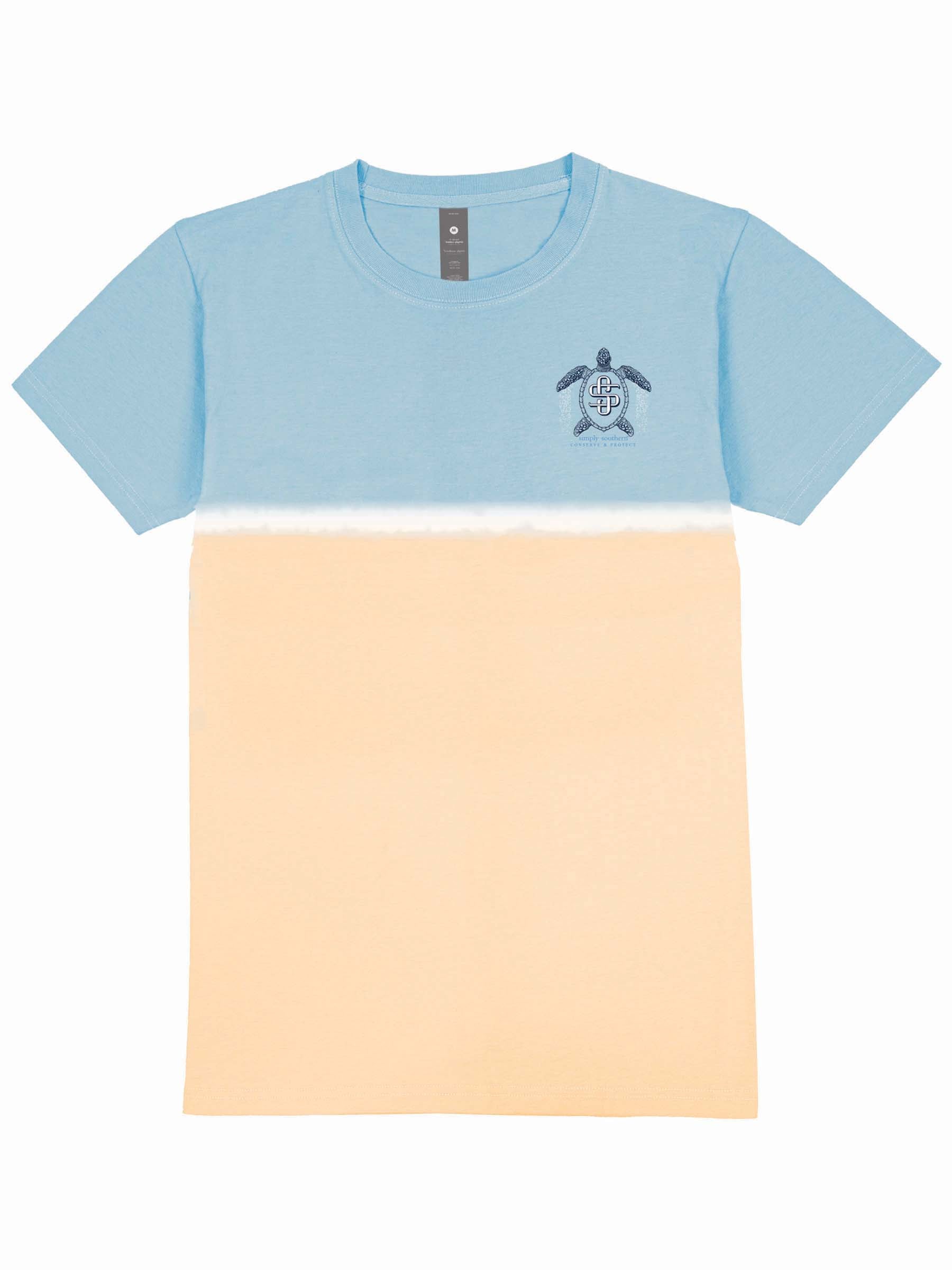 Simply Southern Turtle Tracker Hatch Splash Tie Dye T-Shirt - SimplyCuteTees
