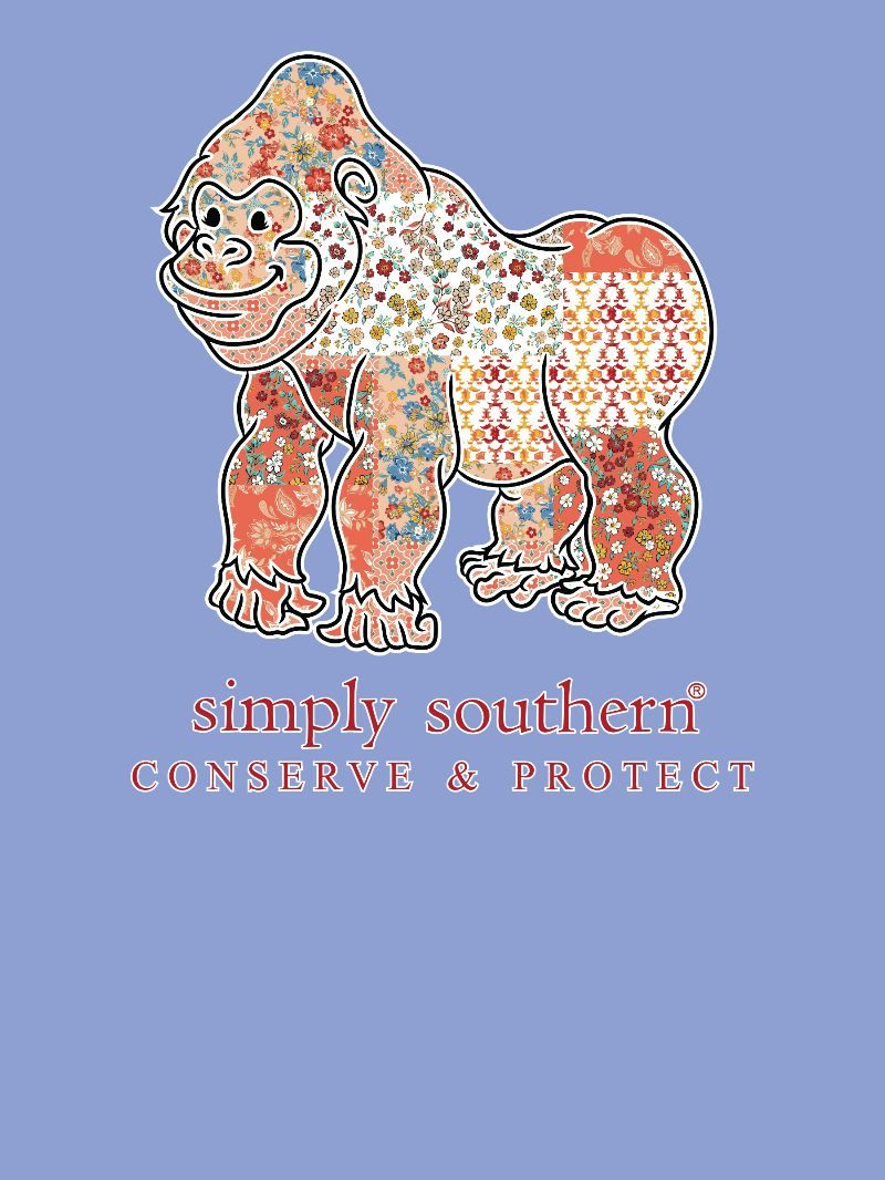 Simply Southern Gorilla Tracker Patch Wave T-Shirt
