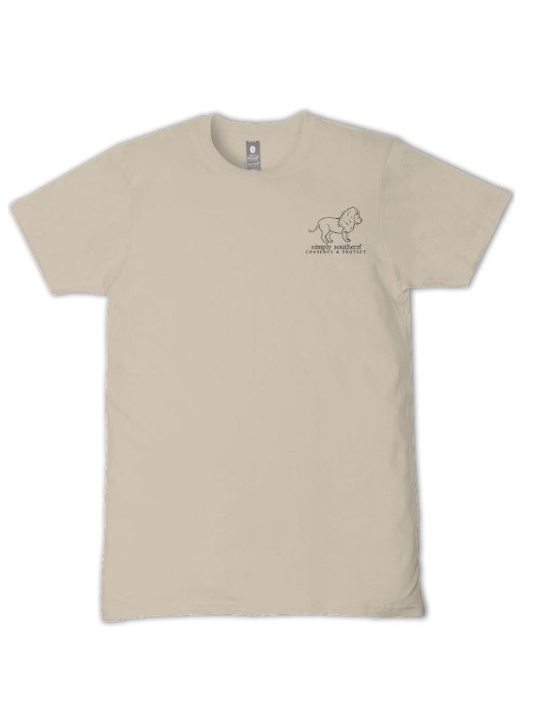 Simply Southern Lion Tracker Camo Clay T-Shirt - SimplyCuteTees