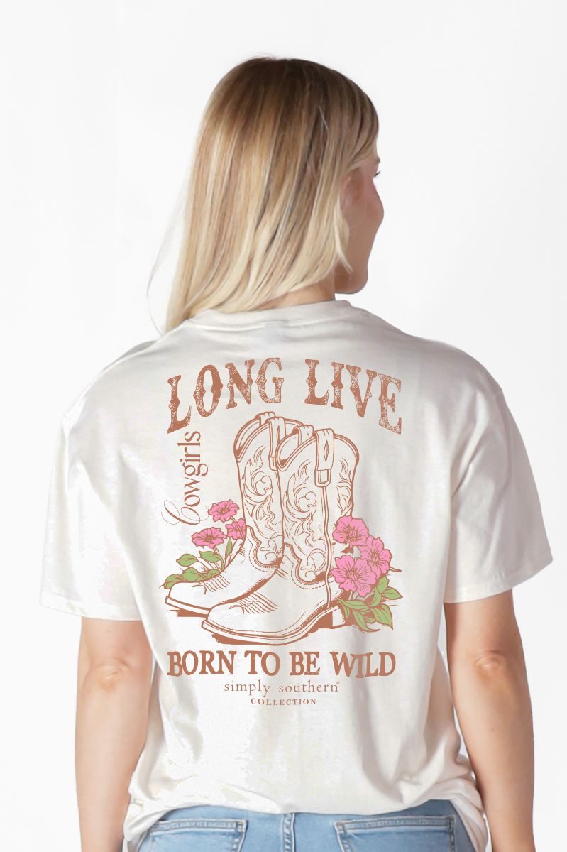 Simply Southern Wild Boots Flower T-Shirt - SimplyCuteTees