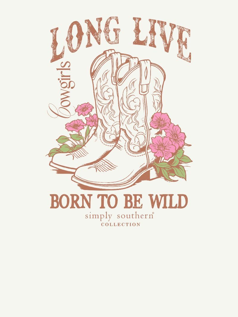 Simply Southern Wild Boots Flower T-Shirt - SimplyCuteTees