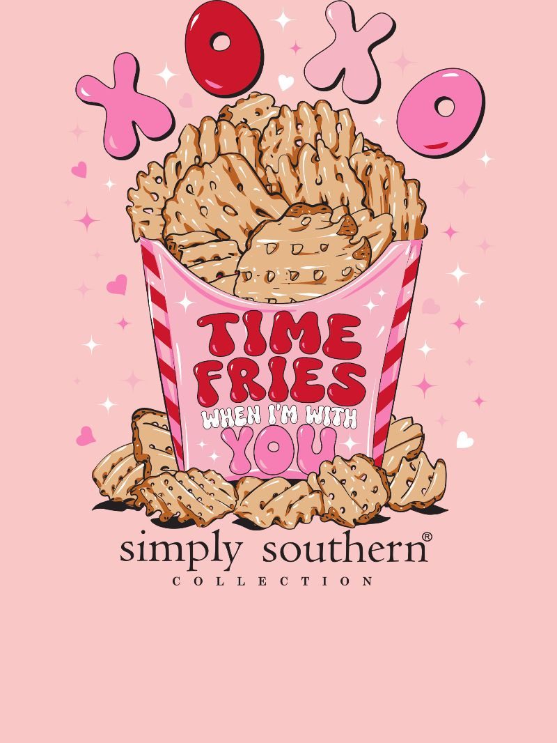 Simply Southern XOXO Time Fries T-Shirt - SimplyCuteTees