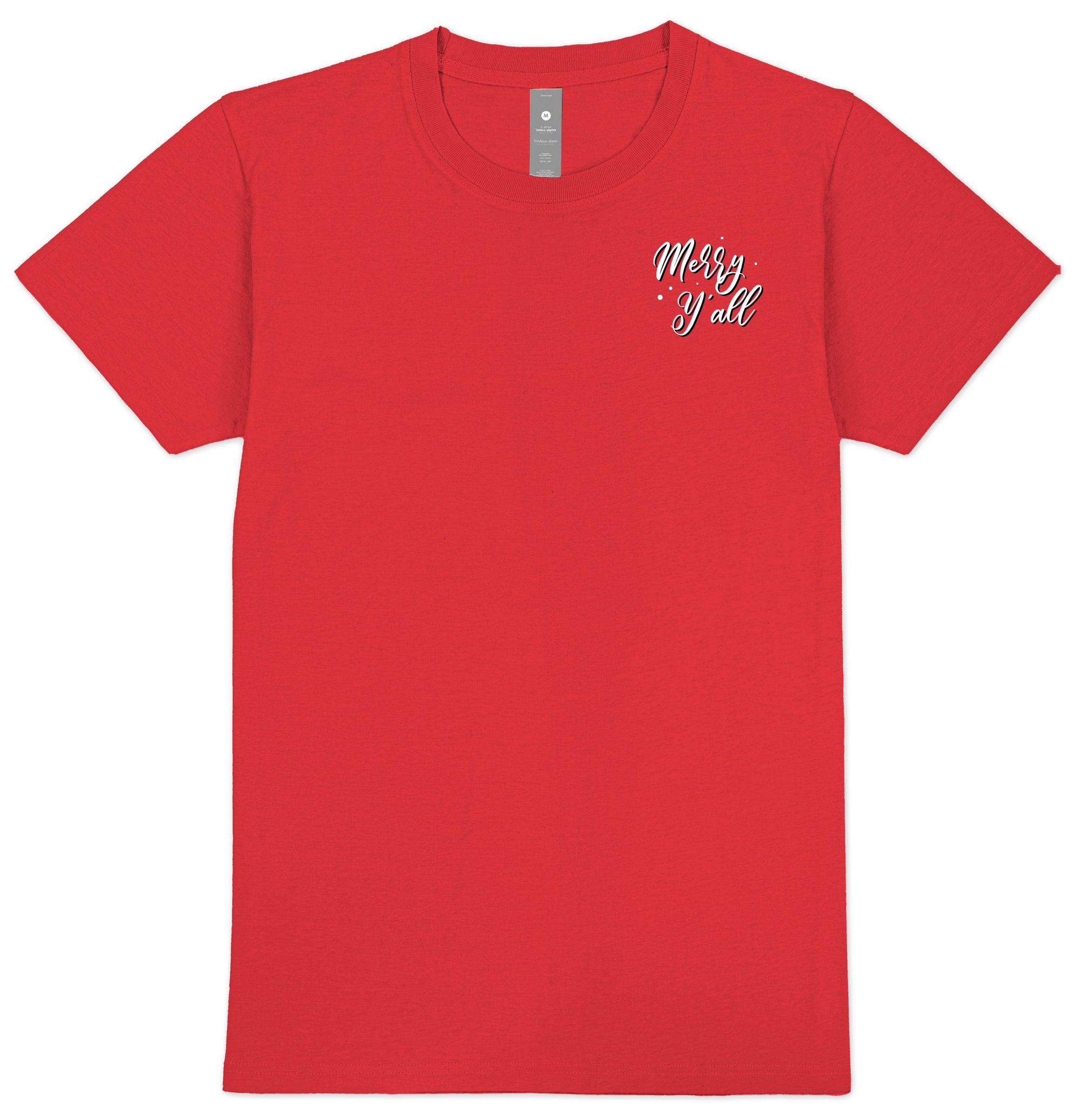 Simply Southern Merry Y'all Dog Holiday Red T-Shirt