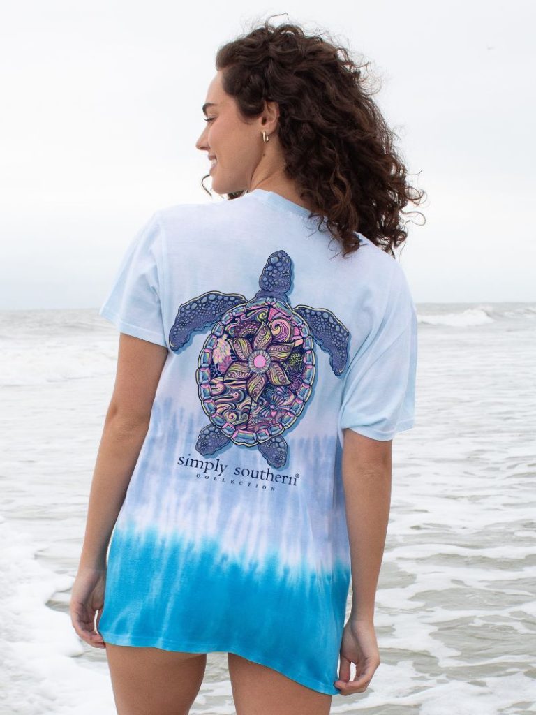 Simply Southern Turtle Tracker Mandala T-Shirt - SimplyCuteTees