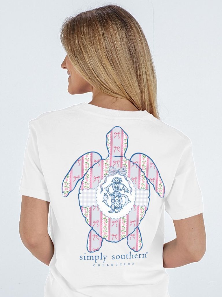 Simply Southern Turtle Tracker Coquette Bows T-Shirt - SimplyCuteTees