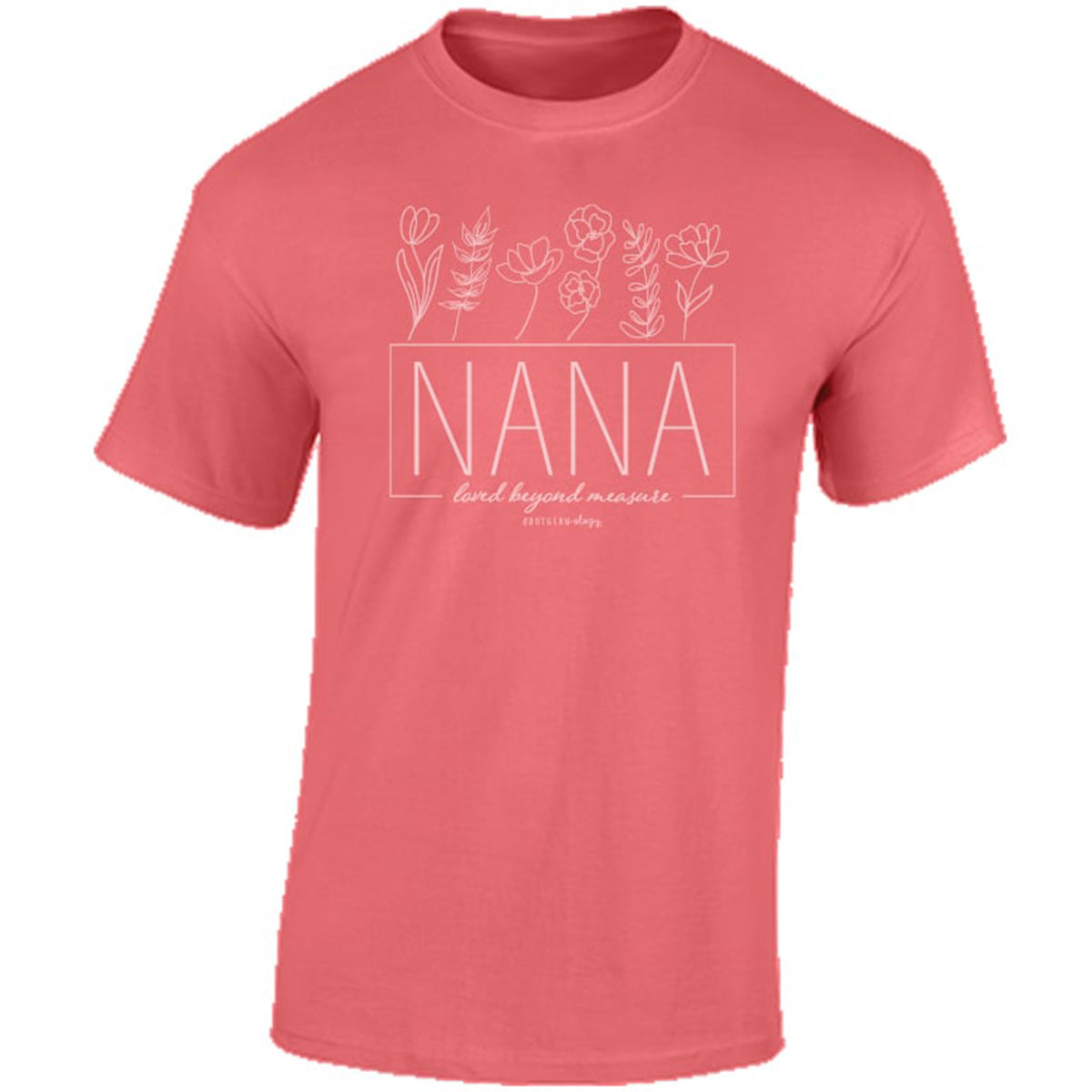 Southernology Botanical Nana Comfort Colors T-Shirt - SimplyCuteTees