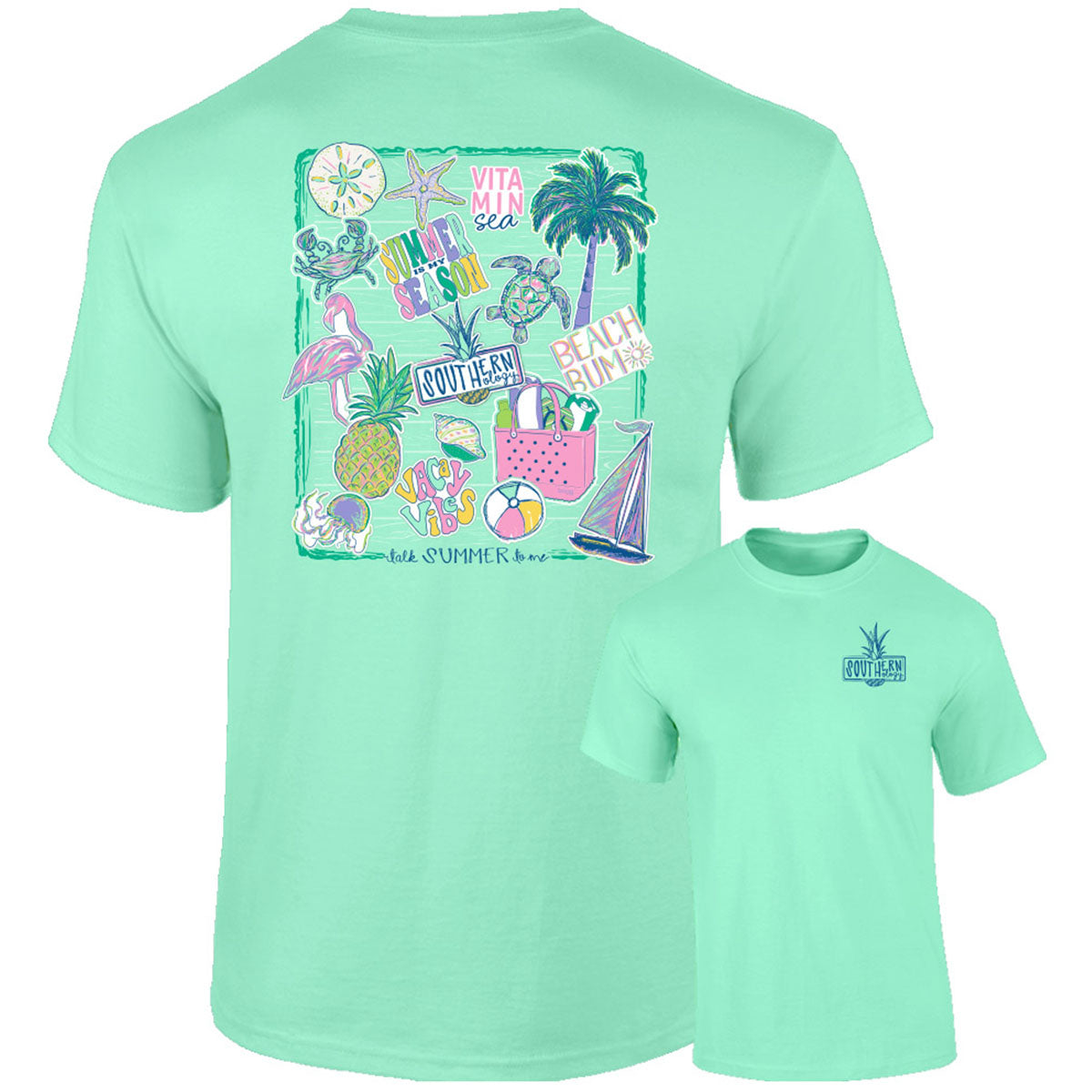 Southernology Talk Summer to Me Comfort Colors T-Shirt - SimplyCuteTees