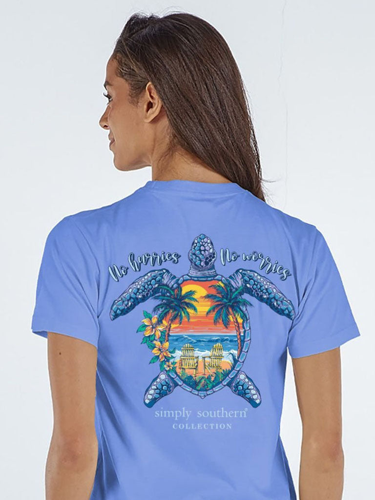 Simply Southern Turtle Tracker Beach Wave T-Shirt - SimplyCuteTees