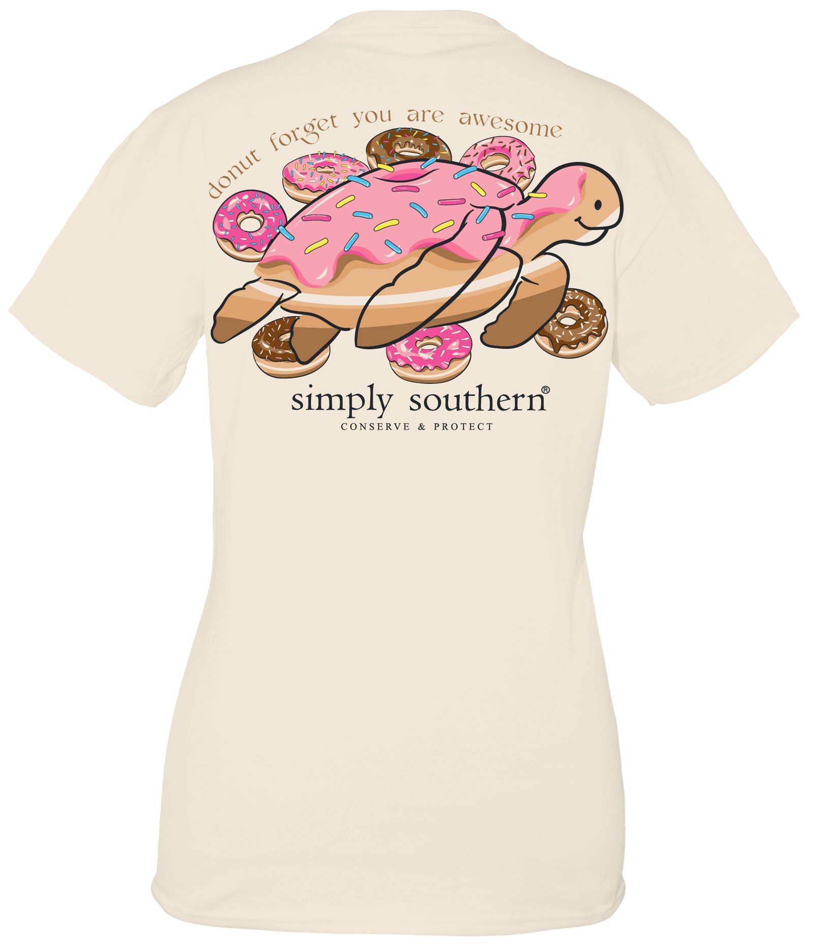 Simply Southern Turtle Tracker Donut T-Shirt - SimplyCuteTees