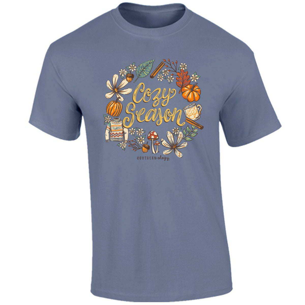 Southernology Cozy Season Fall Comfort Colors T-Shirt - SimplyCuteTees