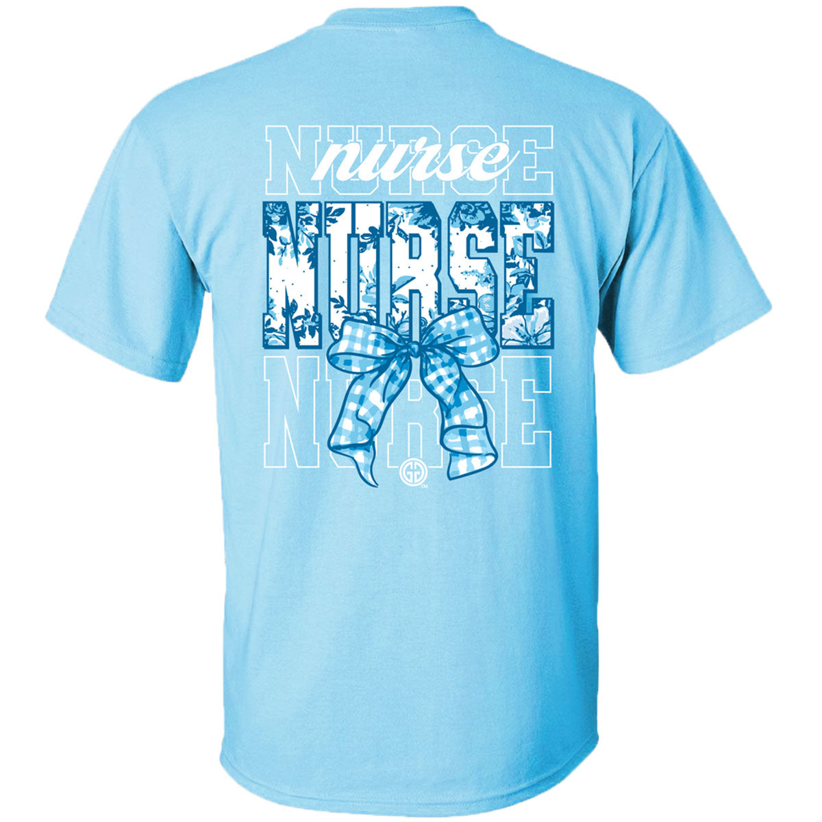 Girlie Girl Originals Blessed Nurse Bow T-Shirt - SimplyCuteTees
