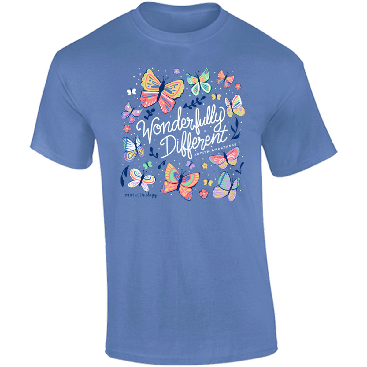Southernology Wonderfully Different Autism Comfort Colors T-Shirt - SimplyCuteTees