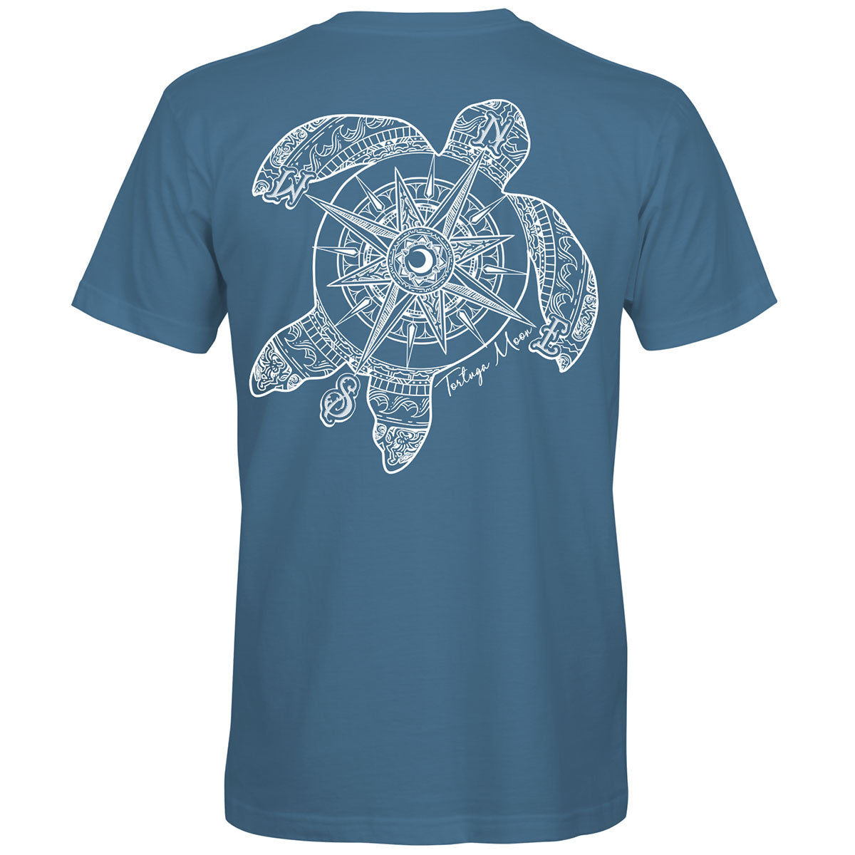 Southern Attitude Tortuga Moon New Compass Turtle Comfort Colors T-Shirt