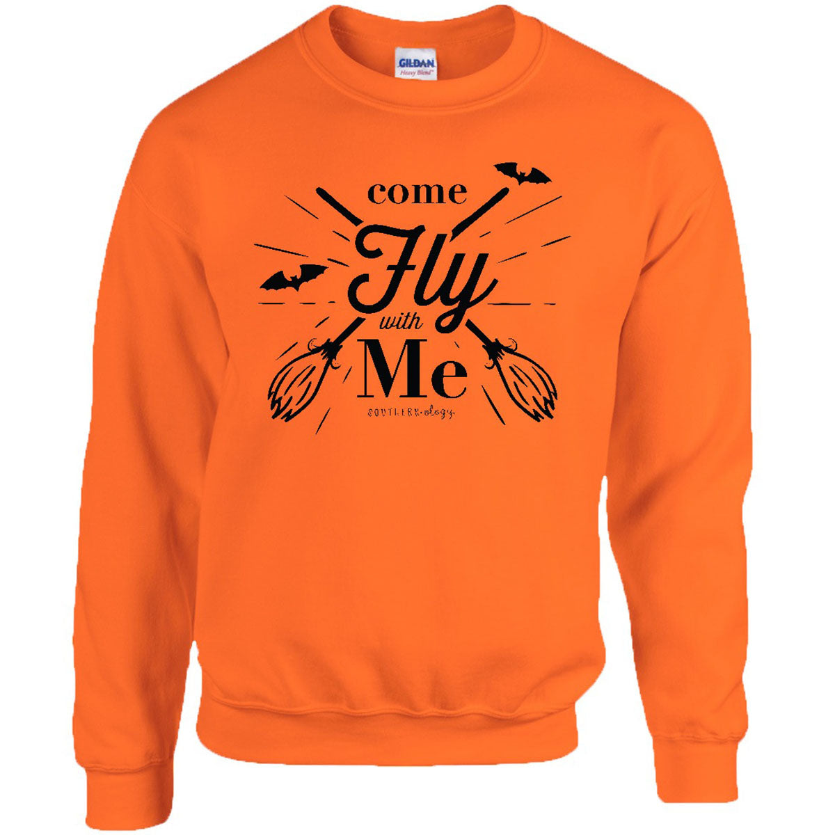 Southernology Come Fly with Me Fall Crewneck Sweatshirt - SimplyCuteTees