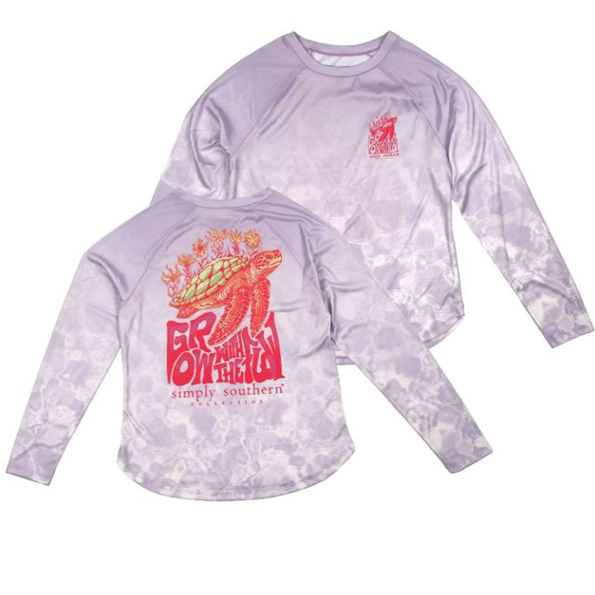 Simply Southern Grow Beach Rash Guard Swim UV Protection Long Sleeve T-Shirt