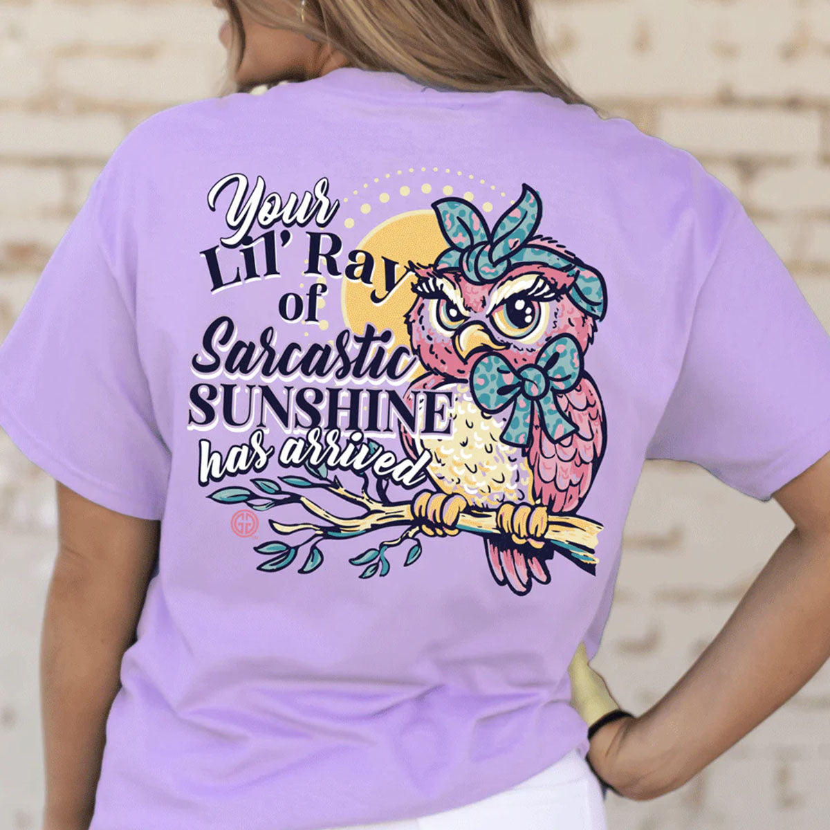 Girlie Girl Originals Owl Sunshine T-Shirt - SimplyCuteTees