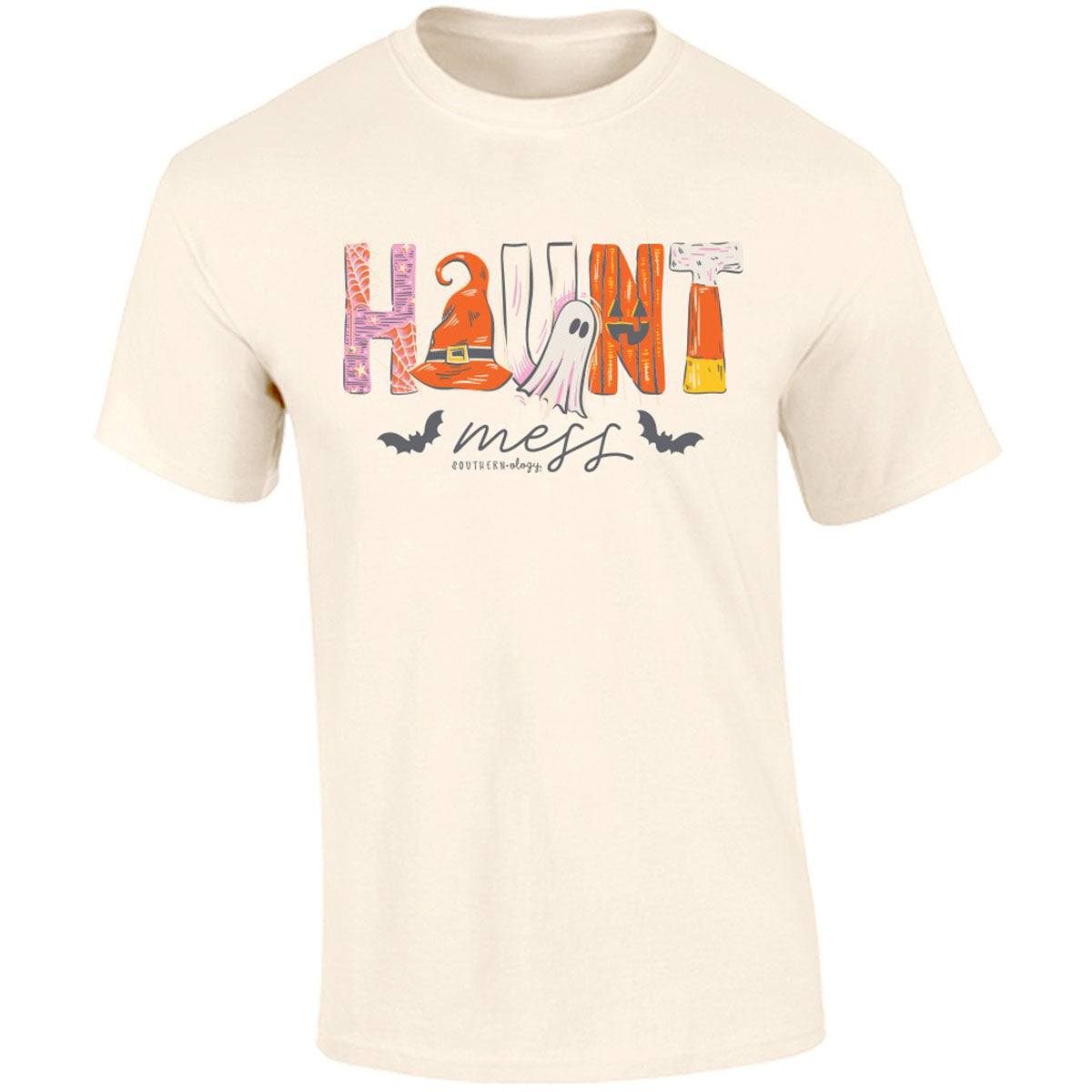 Southernology Haunt Mess Fall Comfort Colors T-Shirt - SimplyCuteTees