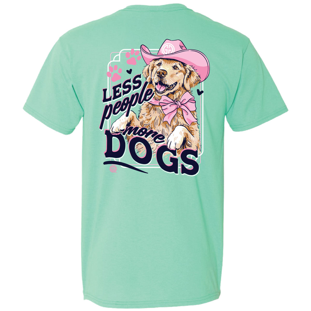 Girlie Girl Originals Less People More Dogs T-Shirt - SimplyCuteTees