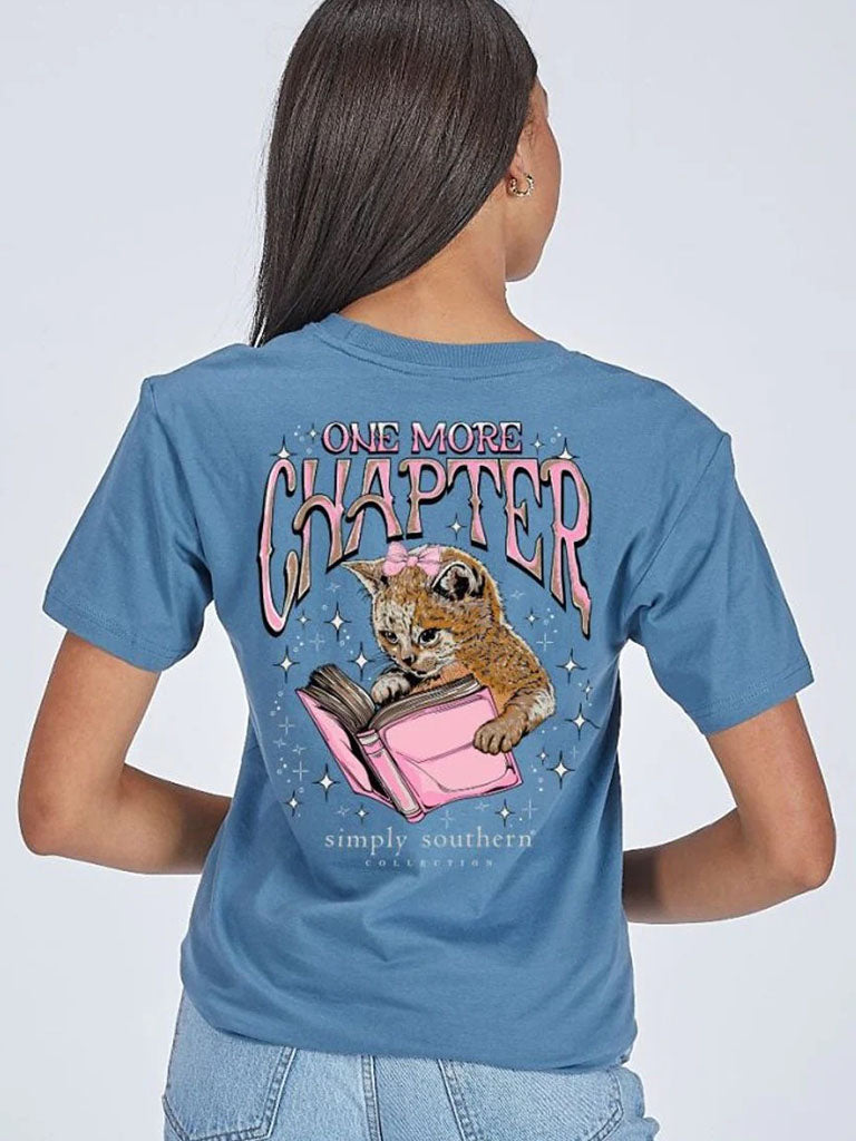Simply Southern One More Chapter Cat T-Shirt - SimplyCuteTees
