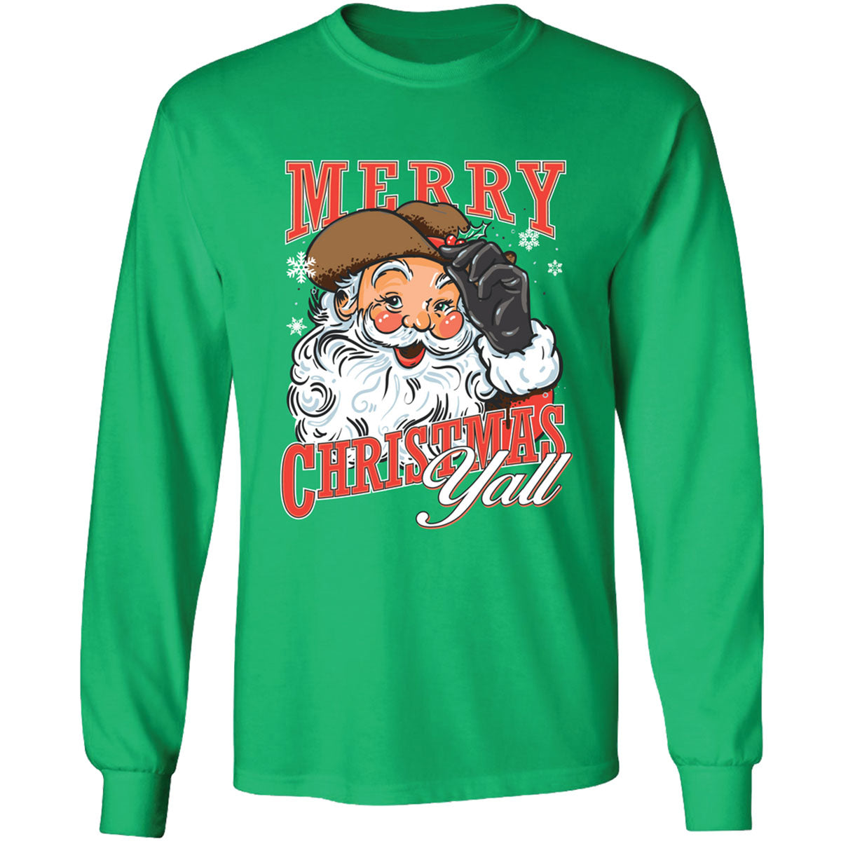 Girlie Girl Originals Merry Christmas Santa Holiday T-Shirt