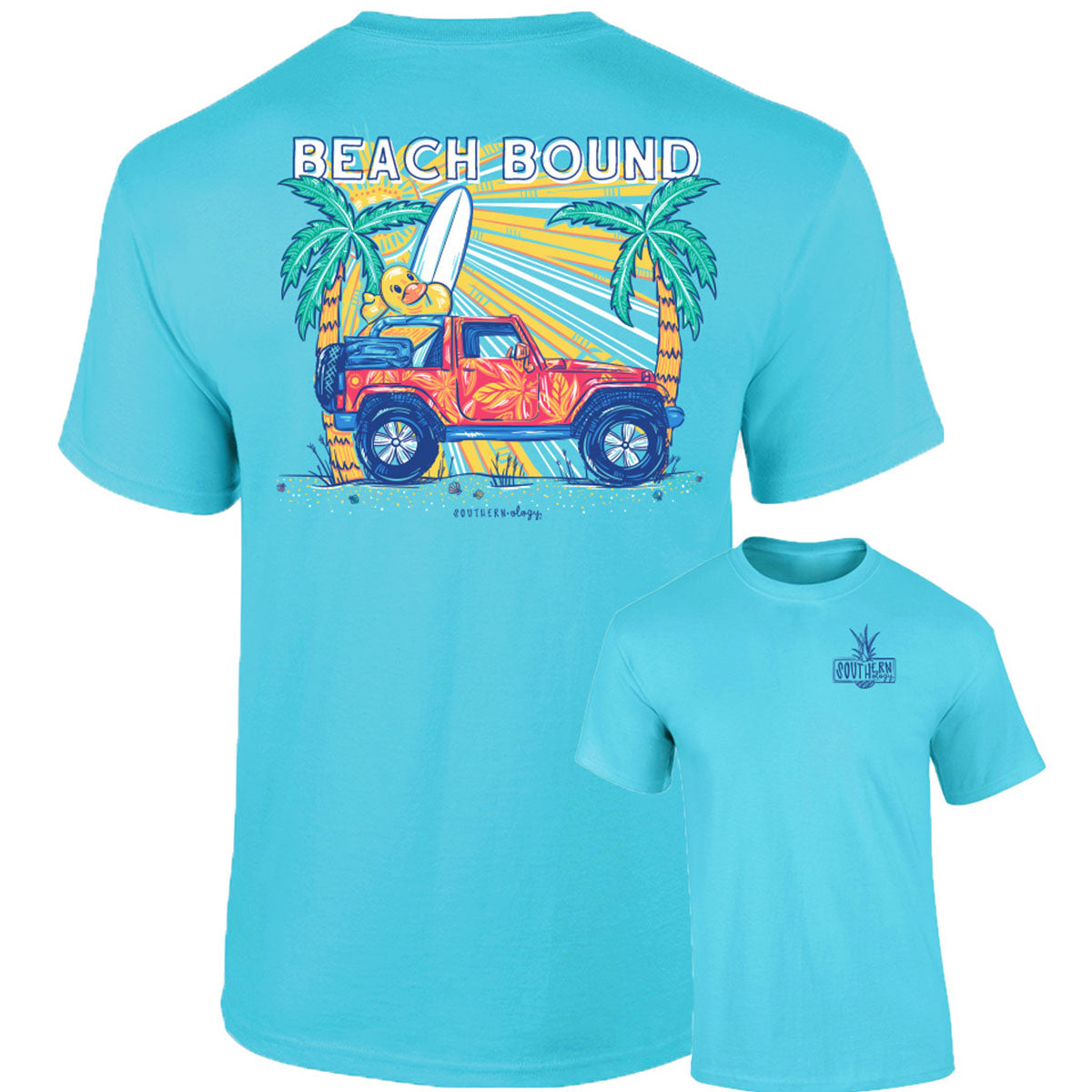 Southernology Beach Bound Comfort Colors T-Shirt - SimplyCuteTees