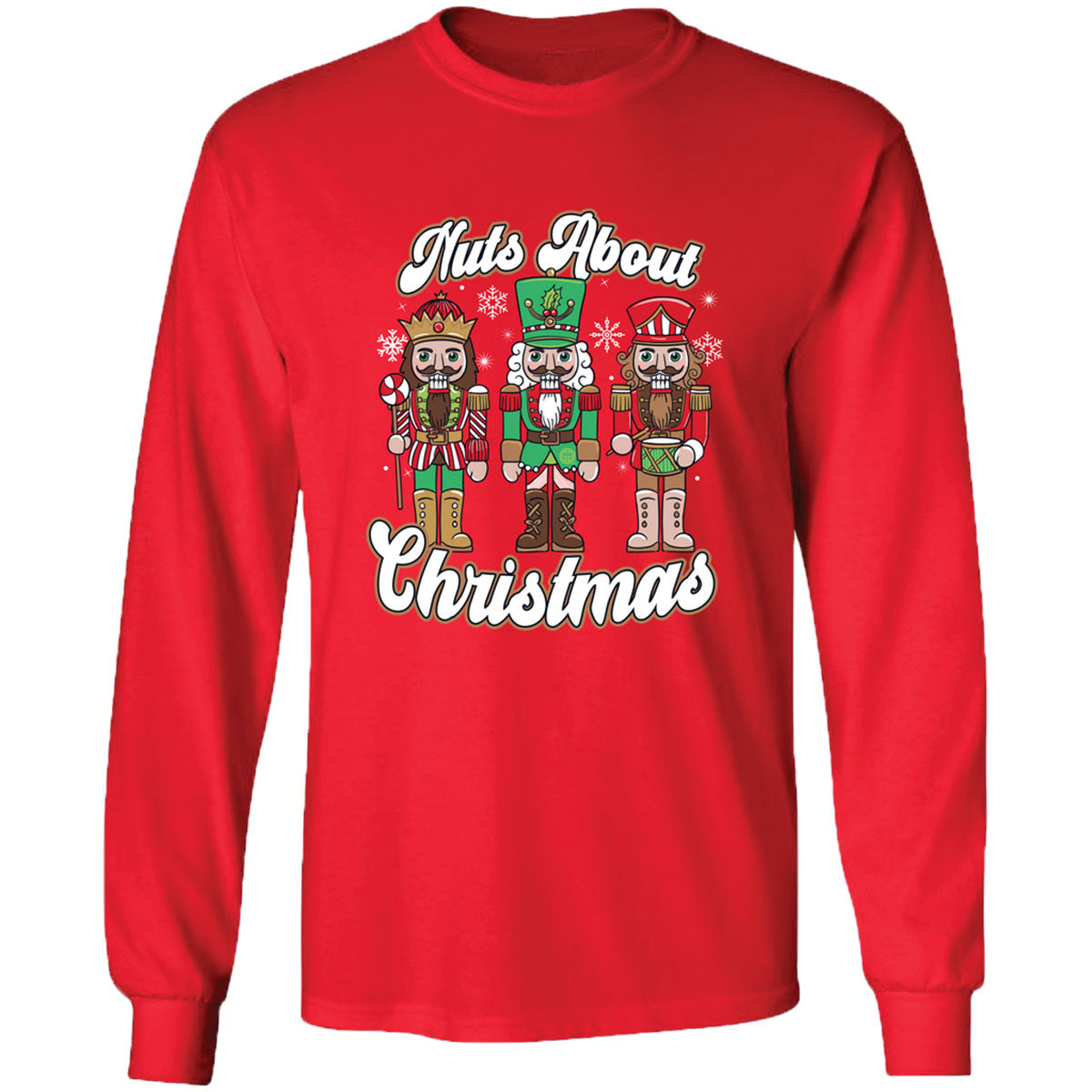 Girlie Girl Originals Nuts About Christmas Holiday T-Shirt