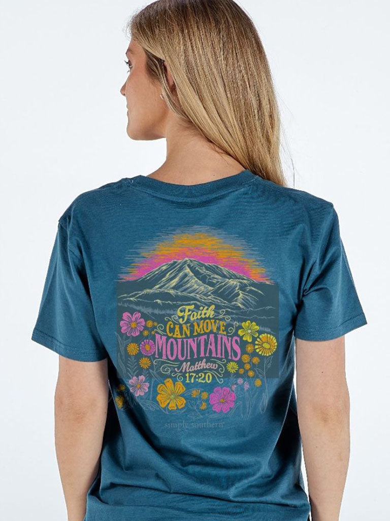 Simply Southern Faith Move Mountains T-Shirt - SimplyCuteTees