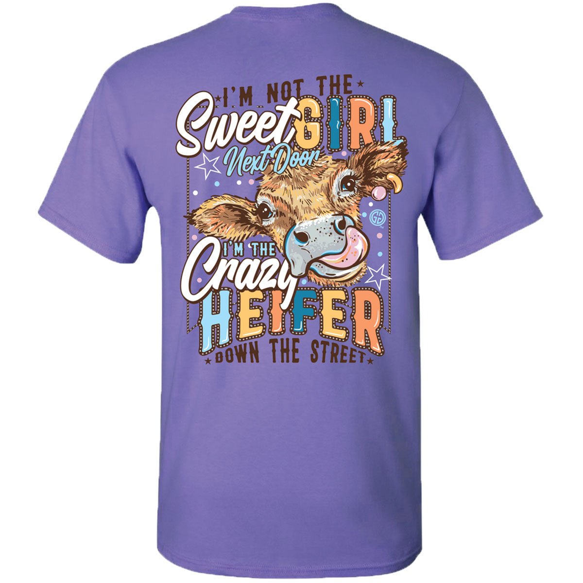Girlie Girl Originals Sweet Crazy Heifer T-Shirt - SimplyCuteTees