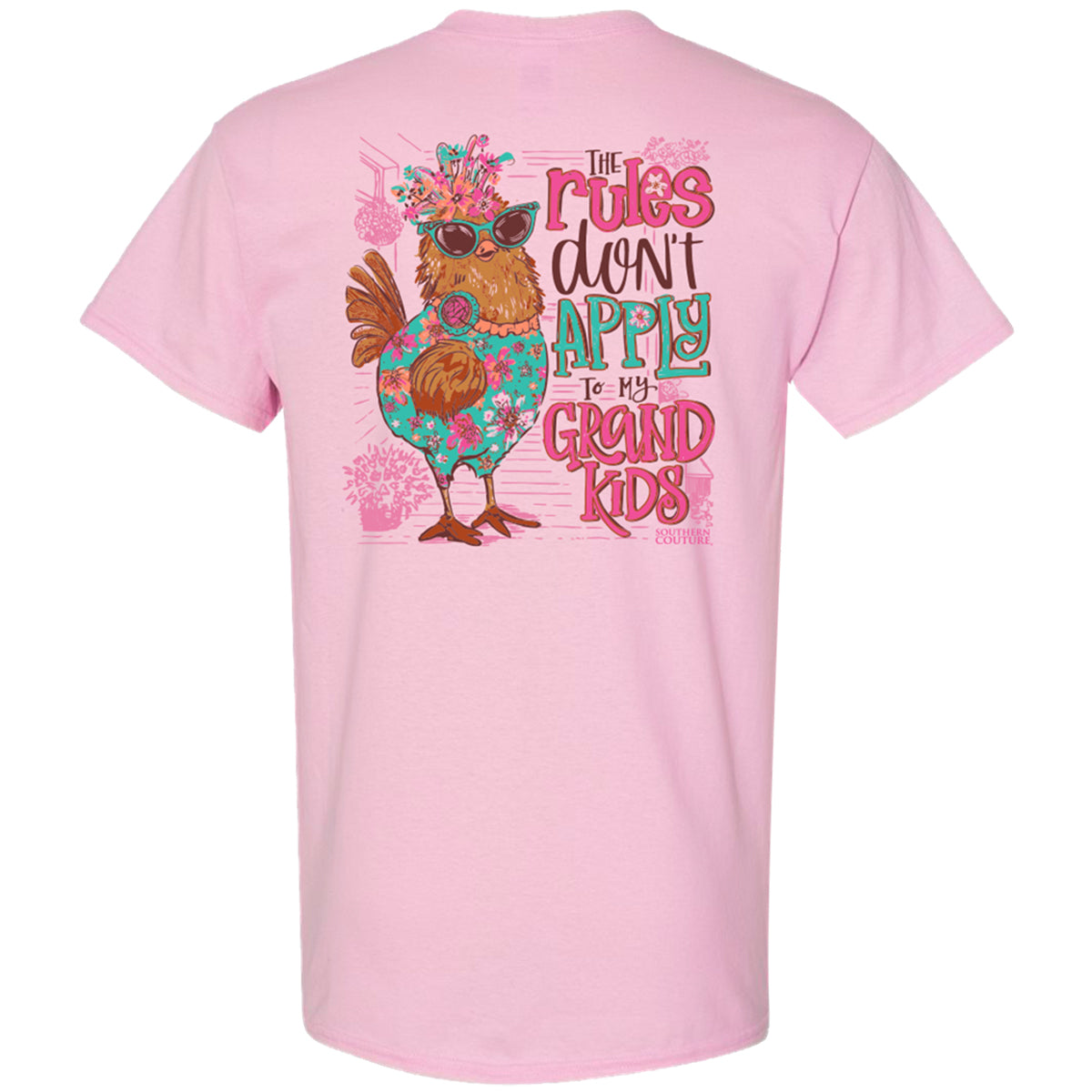 Southern Couture Classic The Rules Don't Apply Grandkids T-Shirt - SimplyCuteTees