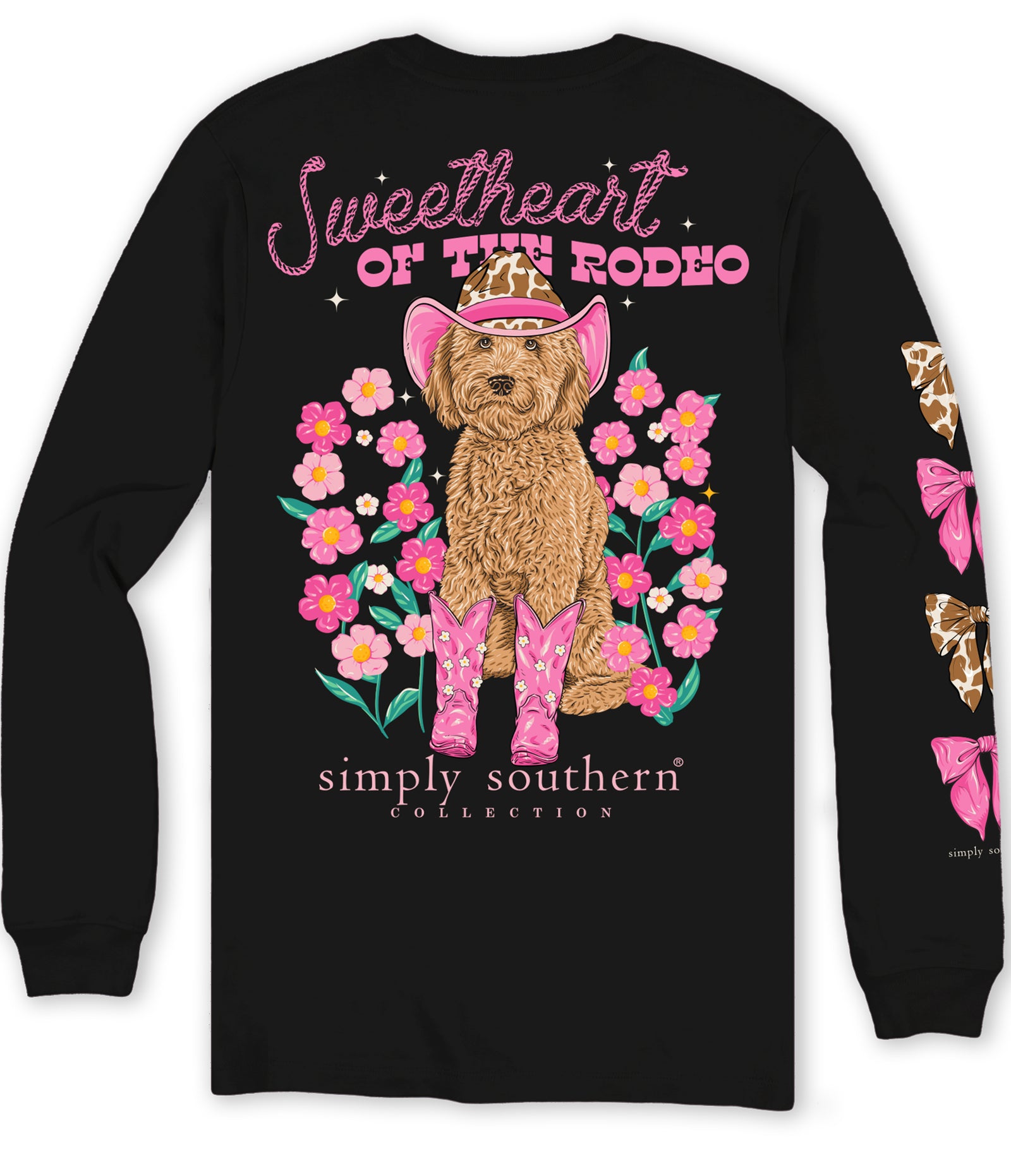Simply Southern Sweetheart Of The Rodeo Long Sleeve T-Shirt - SimplyCuteTees
