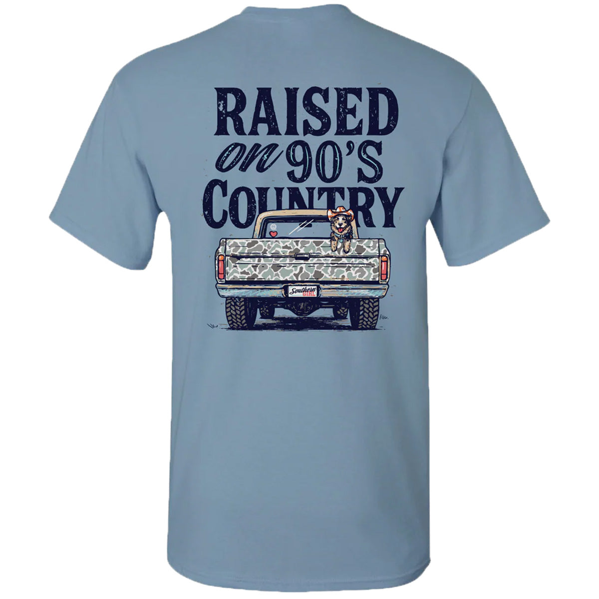 Girlie Girl Originals Raised 90'S Country T-Shirt - SimplyCuteTees