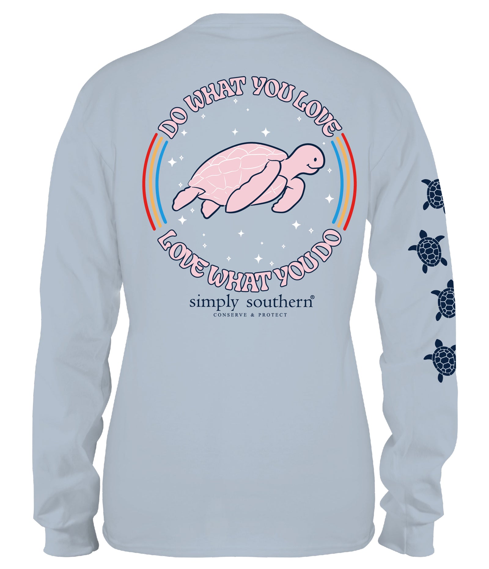 Simply Southern Turtle Tracker Love Long Sleeve T-Shirt - SimplyCuteTees
