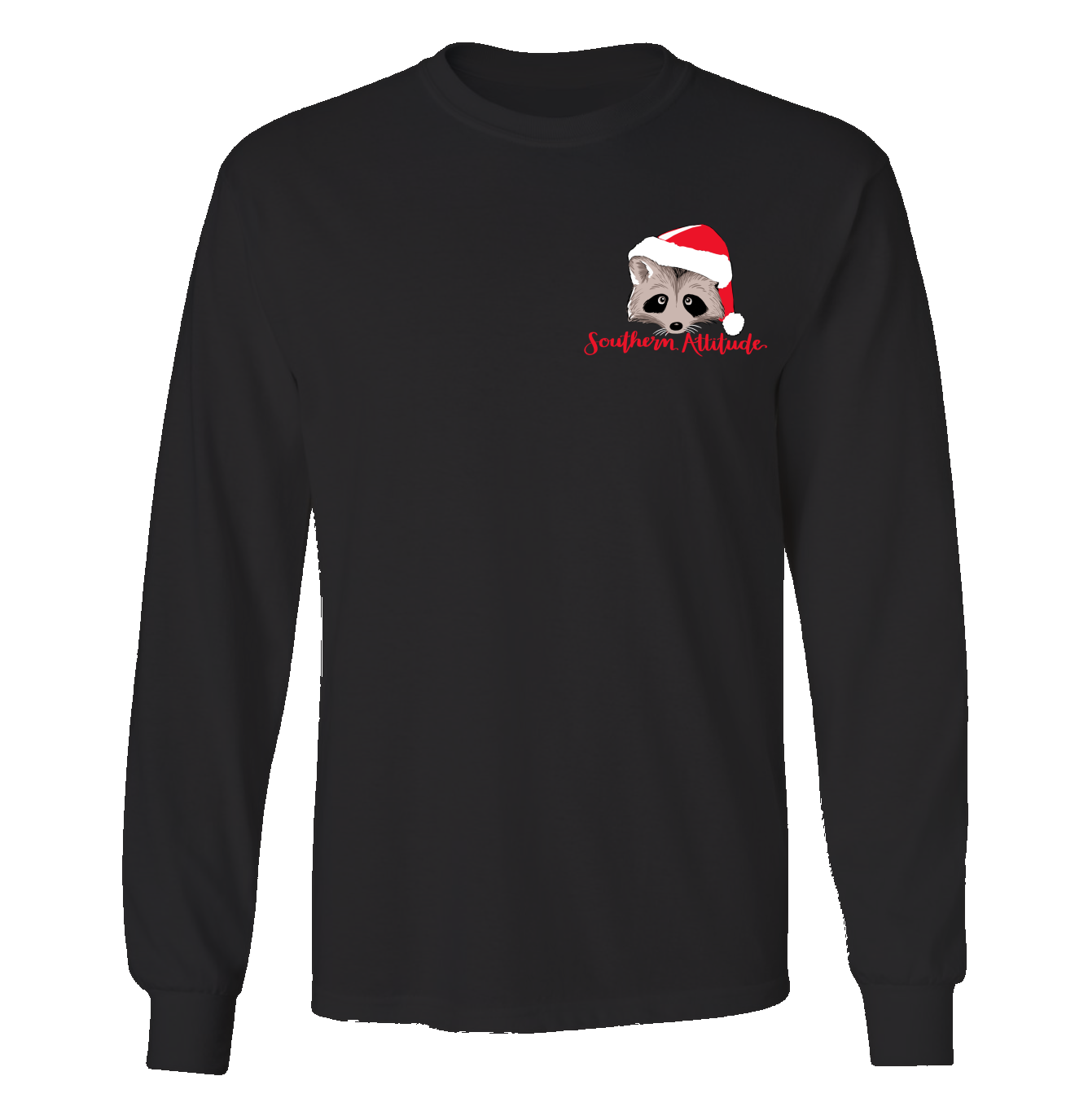 Southern Attitude Trashy Elf Holiday Long Sleeve T-Shirt